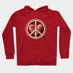 Peace and love Hoodie